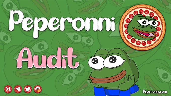 Pizzas can be tasty and all, but don't forget that sometimes it can cause you a stomach ache.🍕

With Peperonnie Audit, you can be sure that your pizza will always make your stomach and heart calm.

Click with appetite!👇
github.com/expelee-co/Sma…

#Cryptocom #Crypto #memecoin #P2E