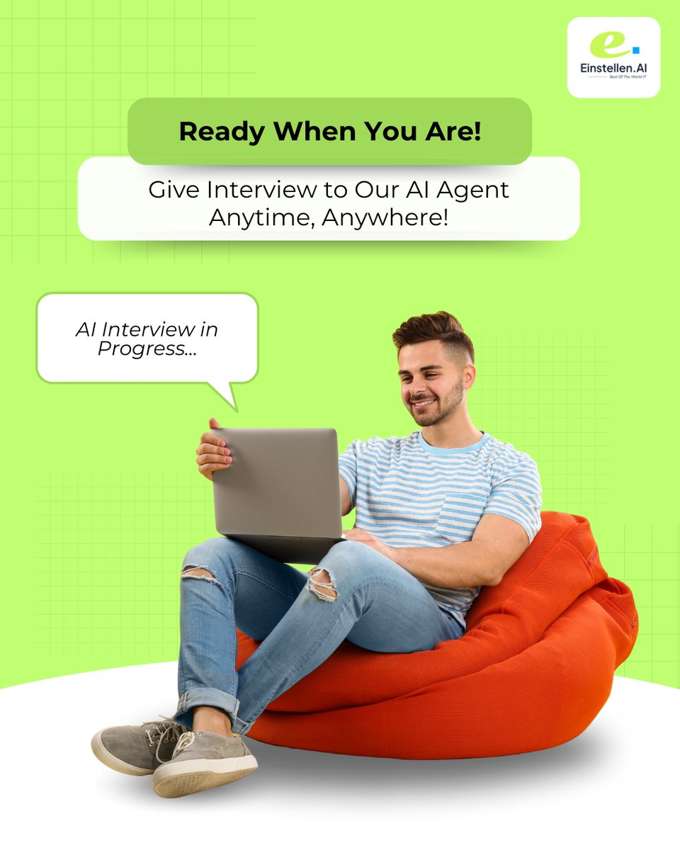 9YardsTech's tweet image. Ready When You Are!

Say goodbye to rigid schedules and long waits! With our cutting-edge AI agent, you can give your interview anytime, anywhere—no matter the hour or place.

Are you ready to experience the future of hiring?

#aiinterview #einstellenai #techtalent #innovation