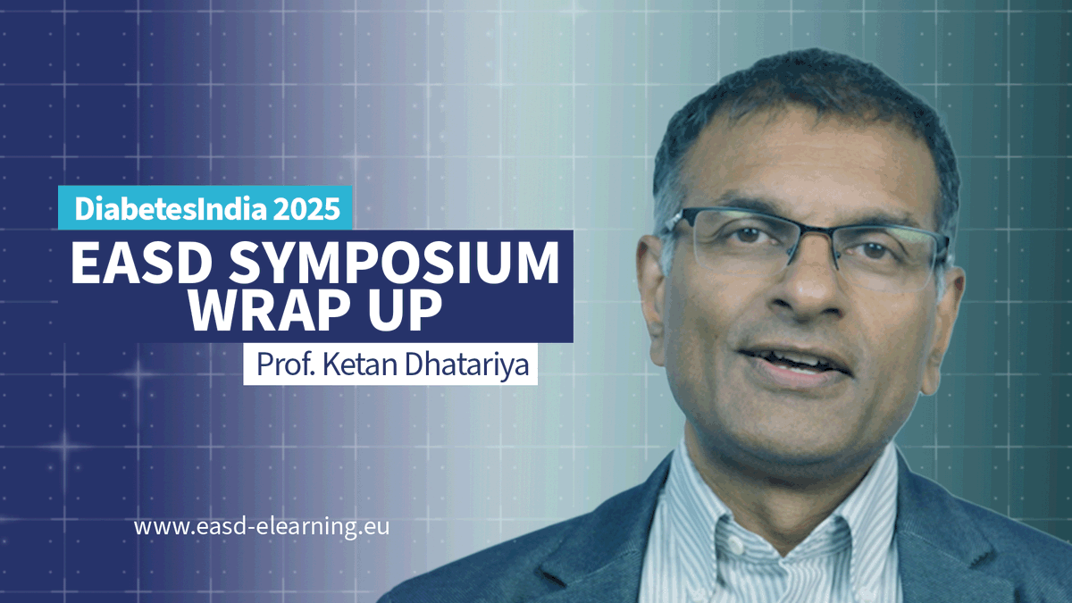 EASDnews's tweet image. Did you know there are new global criteria for the diagnosis and treatment of #hyperglycaemic #crises? 

Prof. @ketandhatariya presented a global consensus document on the management of #DKA and #HHS at the EASD Symposium at #DiabetesIndia2025. 

Explore👉easd-elearning.eu/index.html@p=0…