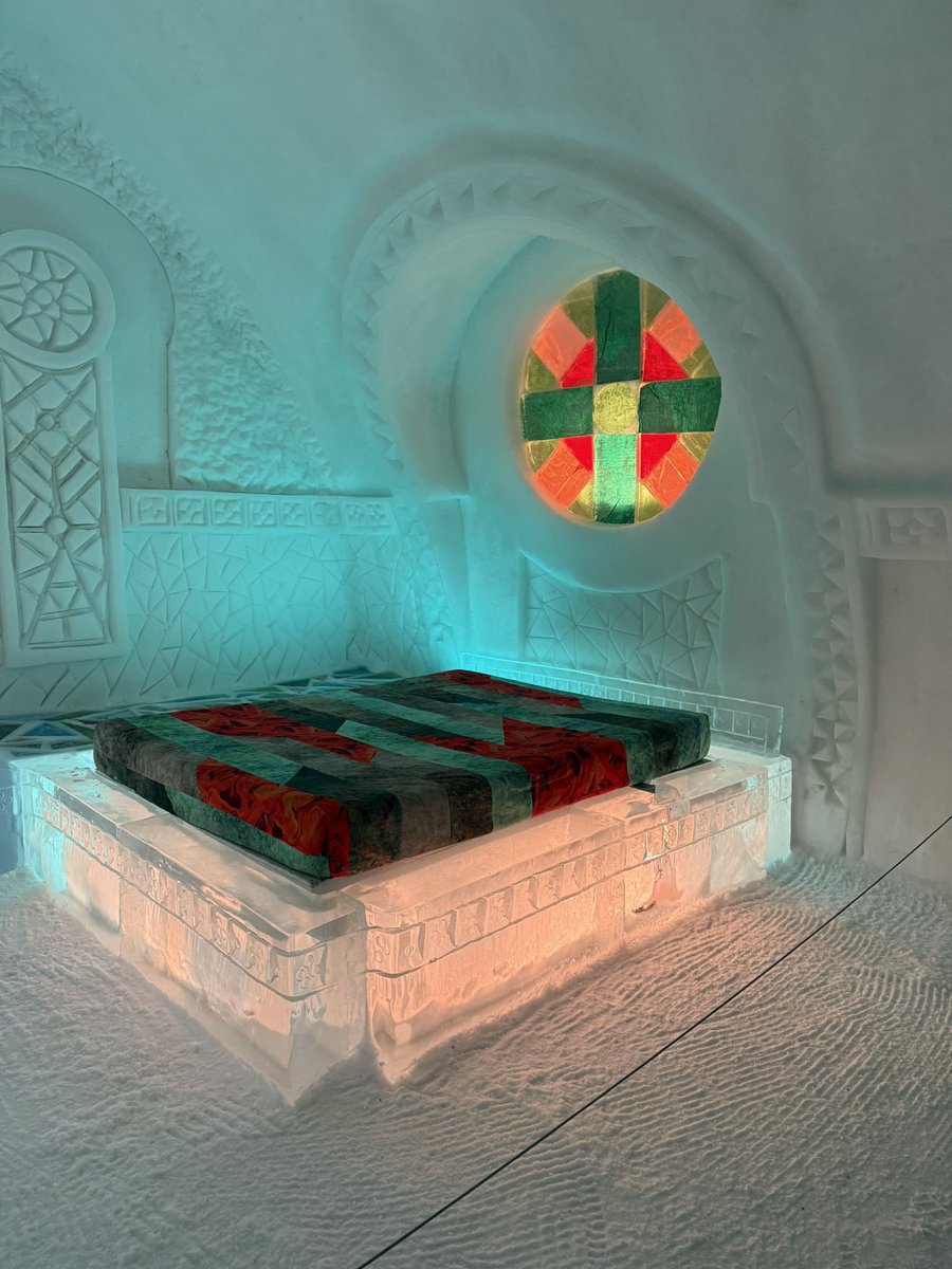 Had the chance to visit the Hotel De Glace over the weekend in Quebec City. The level of detail is jaw dropping.