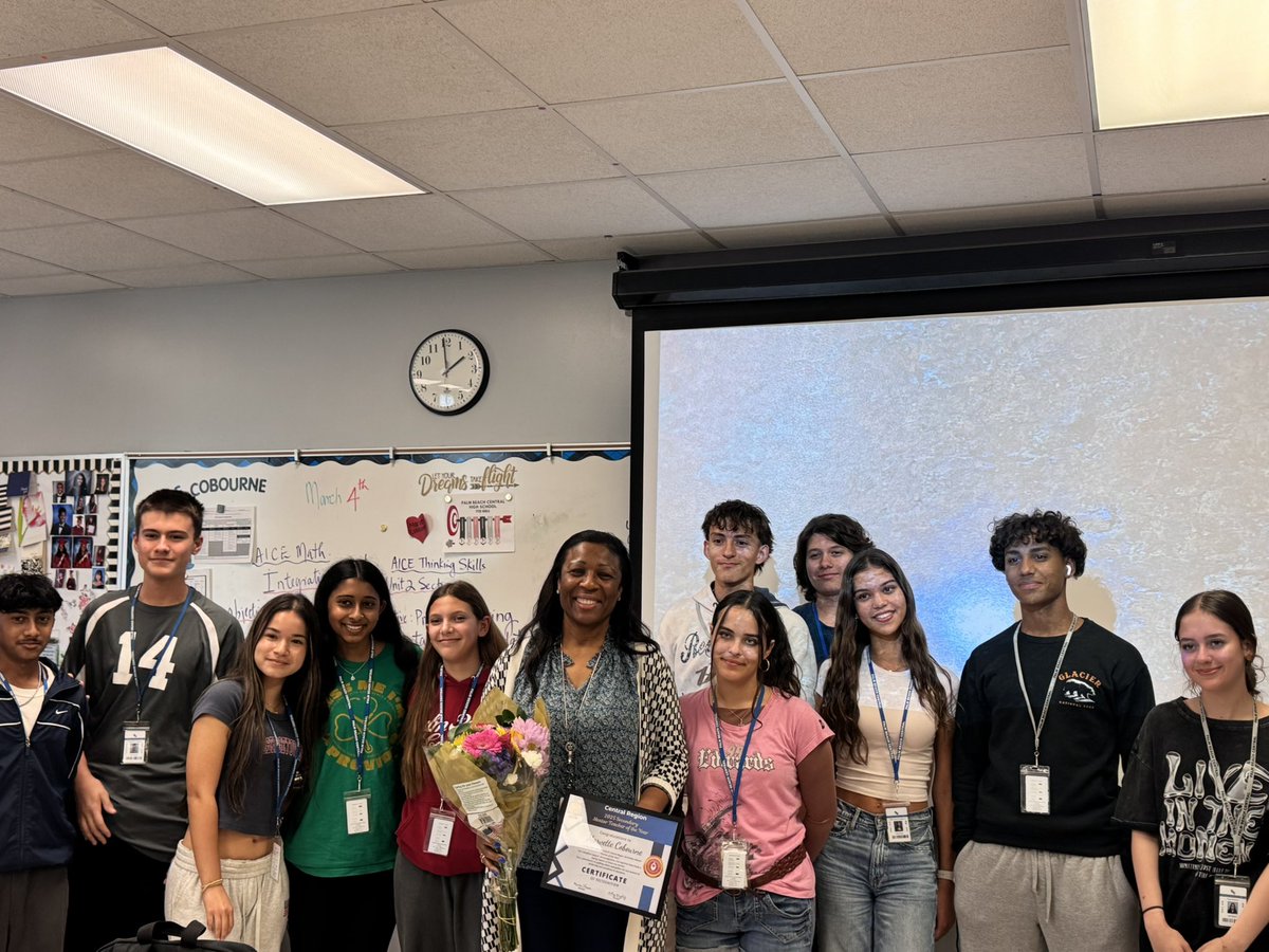 Principal Myers (@pbcentral_princ) on Twitter photo Congratulations to Ms. Isabella Thompson, the Central Region Beginning Teacher of the Year (BYOT), and Mrs. Cobourne, the Central Region Mentor of the Year (MYOT)! We are incredibly proud of this outstanding Broncorrefic achievement!@pbcsd <a href="/sdpbcESP/">SDPBC Educator Support Program</a> <a href="/MsButler17/">Dr. Samantha Butler</a> Congratulations to Ms. Isabella Thompson, the Central Region Beginning Teacher of the Year (BYOT), and Mrs. Cobourne, the Central Region Mentor of the Year (MYOT)! We are incredibly proud of this outstanding Broncorrefic achievement!@pbcsd <a href="/sdpbcESP/">SDPBC Educator Support Program</a> <a href="/MsButler17/">Dr. Samantha Butler</a>