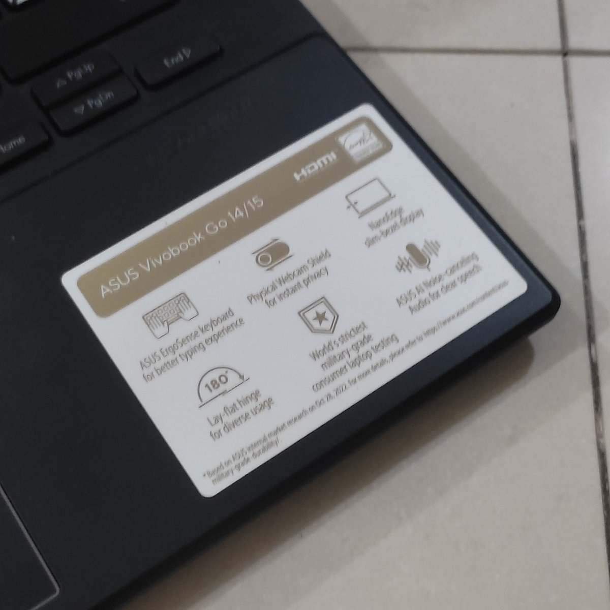 theadried's tweet photo. [DIJUAL] ASUS Vivobook Go 14 E1404FA Ryzen 3 7320U SSD 512GB

foto laptopnya ketinggalan 💀
Harga Rp 5.200.000 nego 👍
Minat DM @theadried / discord theadried
#zonauang https://t.co/k6BivypHqe