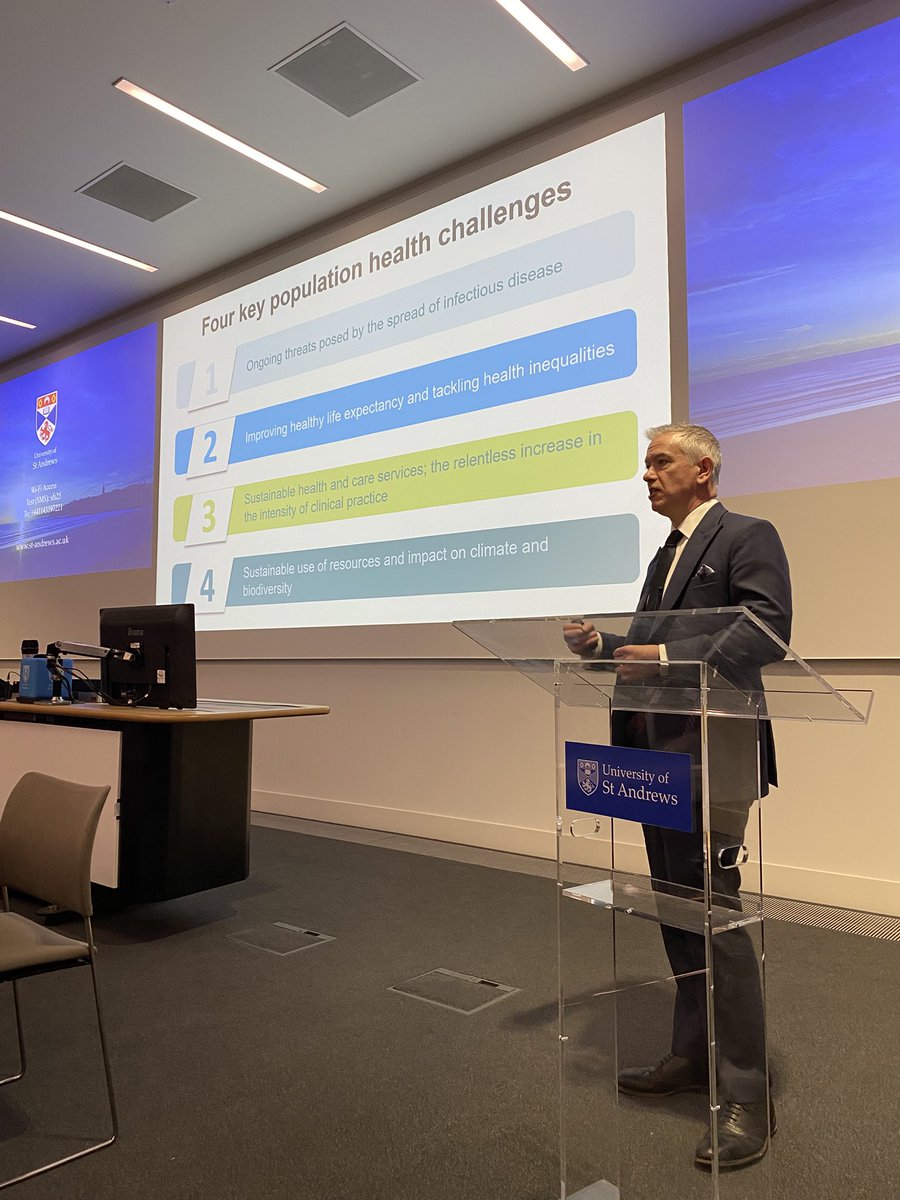 We are excited to kick off “Delivering a better health future for Scotland” (#SFS25) hearing from Scotland’s CMO <a href="/DrGregorSmith/">Prof Sir Gregor Smith</a>!

“This is the time to be courageous with our public health policy” to enhance primary prevention efforts and tackle social determinants of health.