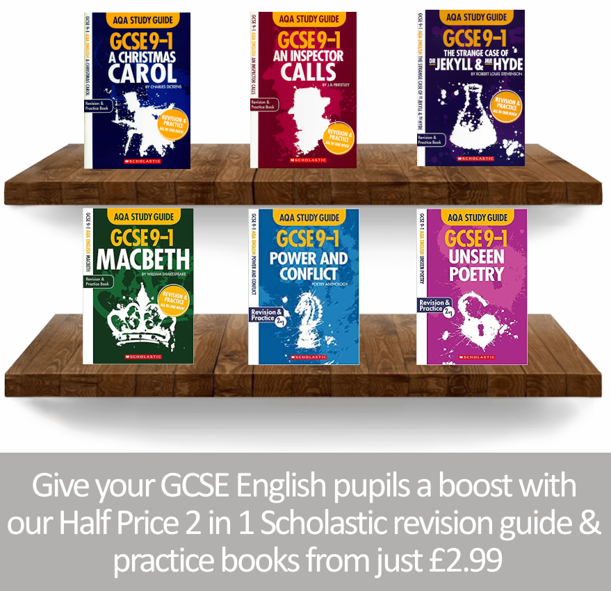 BooksMbe's tweet image. Give your GCSE English pupils a boost with our Half Price 2 in 1 Scholastic revision guide &amp;amp; practice books from just £2.99: mbebooks.com/c/gcse-english… #gcsebooks #revisionguides #studyguide #edutwitter