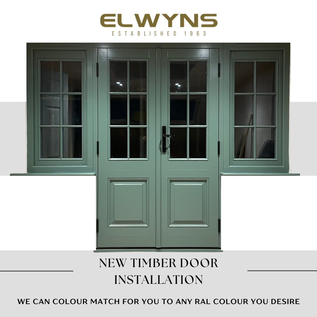 New #elwyns #windows #timber <a href="/TimberWindows/">Timber Windows</a>  #Frenchdoors &amp; Side #Window Installation