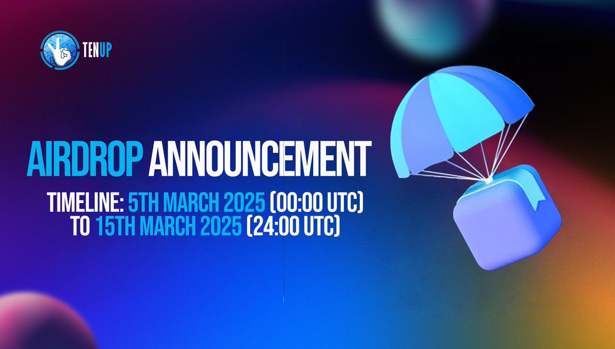 TenupNation's tweet photo. 📢TENUP WEEKLY AIRDROP ANNOUNCEMENT💰

✅REWARD: UPTO 500 USDT distribution among 10 Winners🏆

📆Timeline: 5th Mar 2025 (11:00 UTC) to 15th Mar 2025 (24:00 UTC)

Join us on  @zealy_io using this link and be the earliest to claim these rewards 🚀📈👇
https://t.co/SC4SfYLcXT

🫵Why Zealy

✅ Participation in Tenup's future airdrop campaigns
✅ XPs based reward system
✅ Merit based rewards for TUP holders
✅ Weekly Tenup sprints participation

🌐 #TenUp #TenupAirdrop #TUP #Bullrun2024  #Blockchain