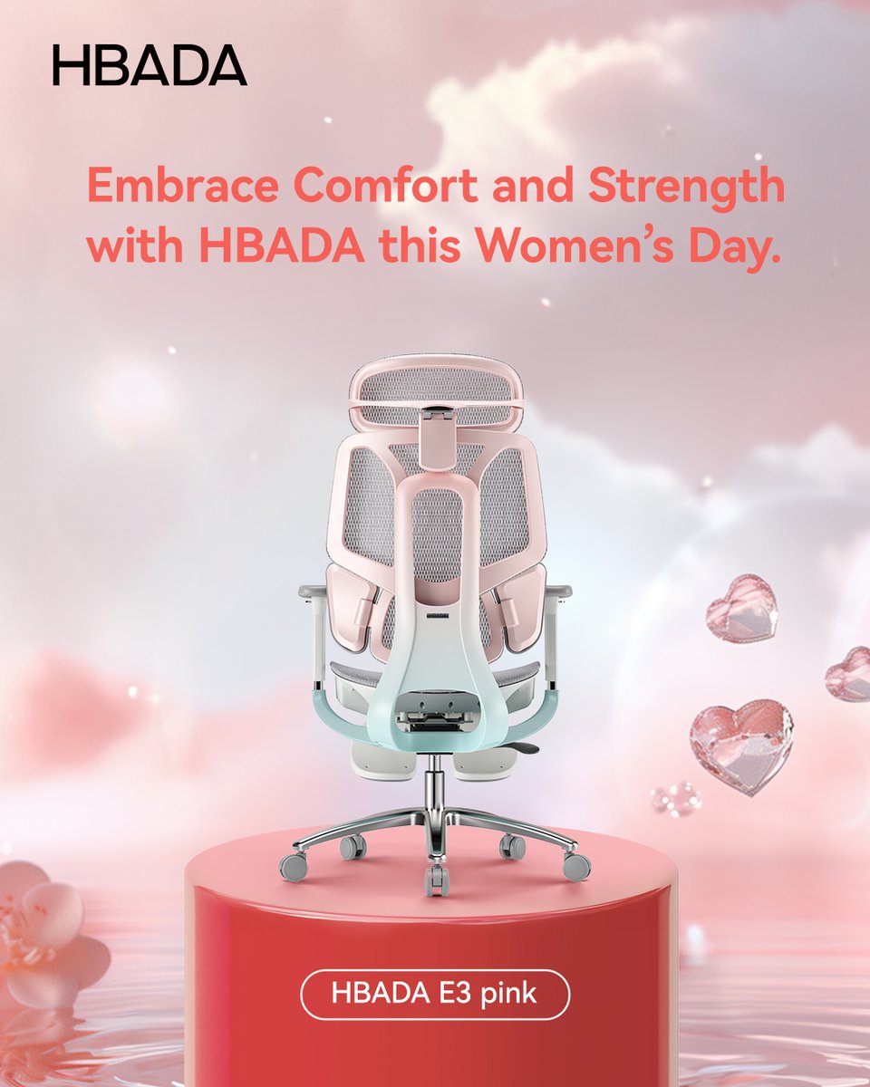 🌸🎁 Embrace Comfort and Strength this Women’s Day with HBADA! 🎁🌸 This March 8th, give the gift of comfort and empowerment with Hbada! Whether you're treating yourself or celebrating the incredible women in your life, we've got the perfect gift ideas for Women’s Day. 💺✨