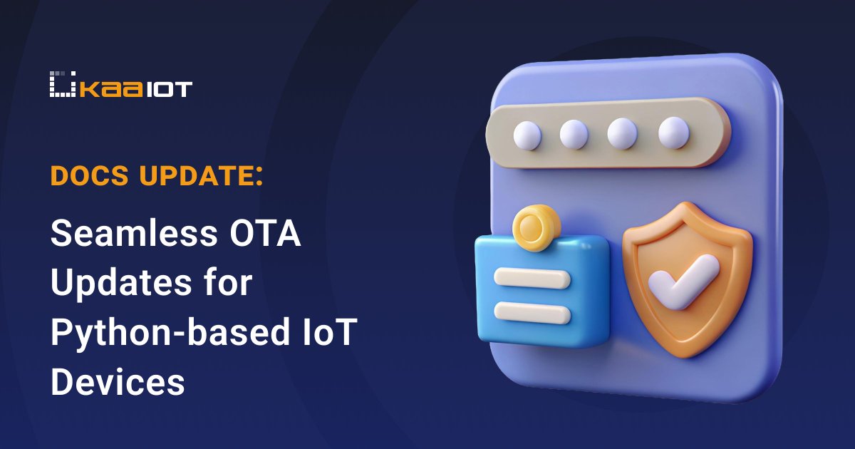 🚀 Seamless OTA Updates for Python-based IoT Devices!
🔹 Configuring &amp; deploying OTA updates for Python applications
🔹 Managing update workflows efficiently
🔹 Ensuring device stability &amp; security during updates
Check out the updated guide 👉 kaaiot.com/docs/ota-updat…