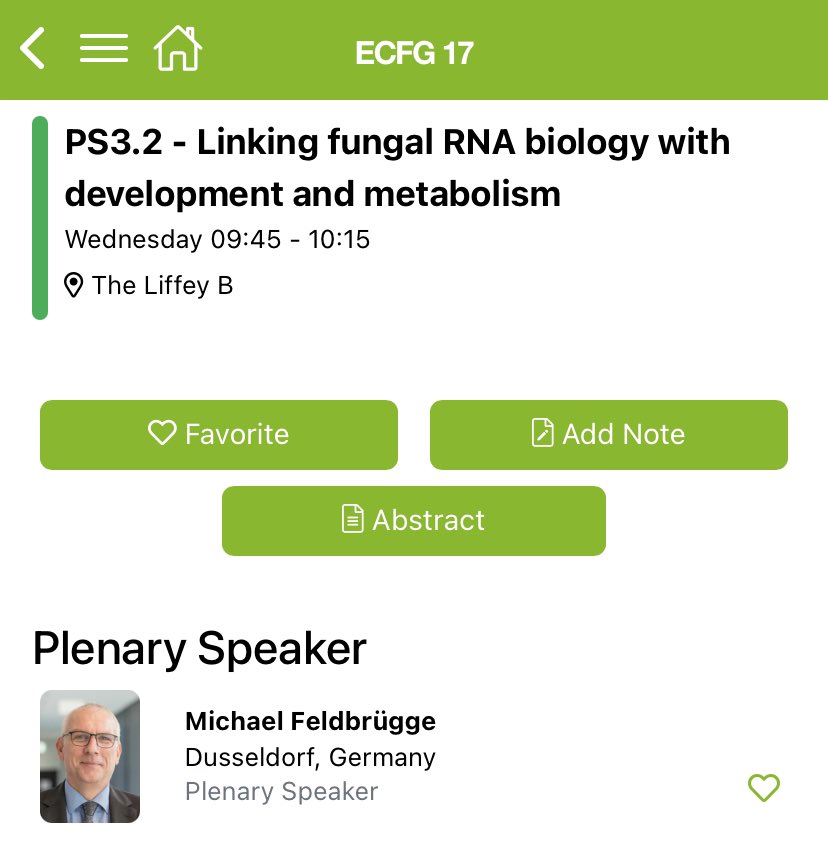 We just listened to a very interesting talk by Michael Feldbrügge on the mechanistic basis of mRNA transport in polar growth of Ustilago maydis spiced with a pinch of Rhineland humour. #ECFG17 #ECFG2025