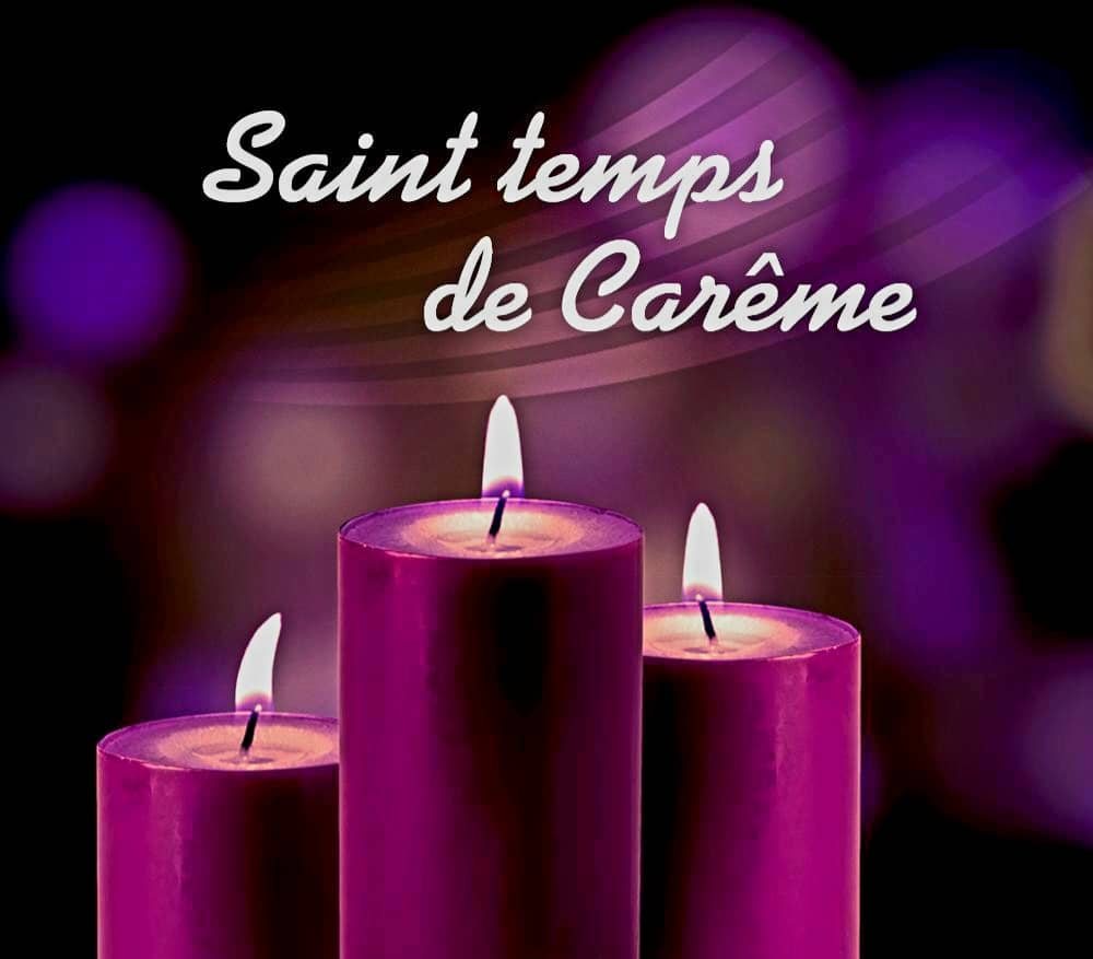 Un saint et Fructueux temps de carême à tous. Que le Seigneur nous accompagne dans nos efforts spirituels durant cette période par l'intercession de la Vierge Marie, Mère de L'Espérance.