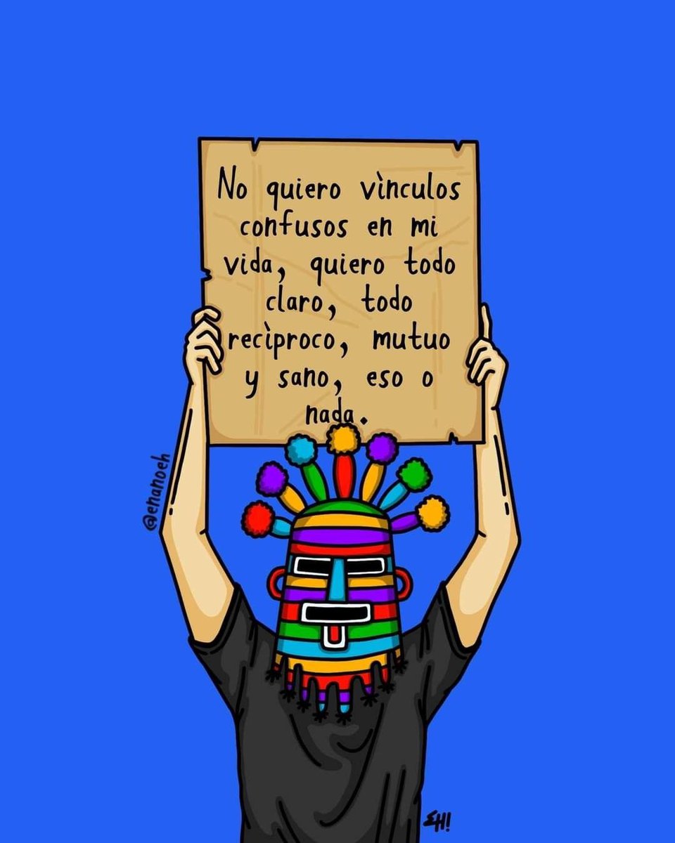 Quiero todo claro y recíproco ❤️