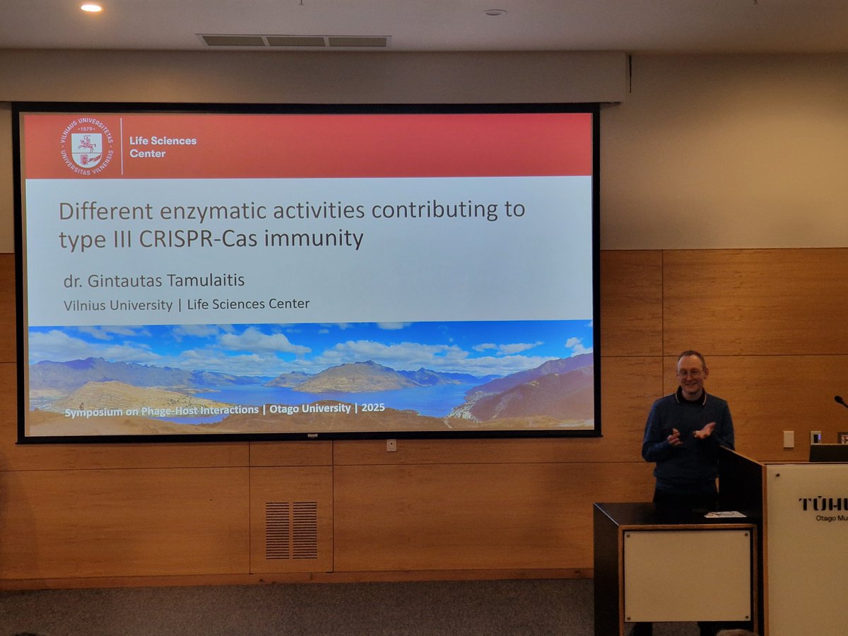 Having a great time at the Phage-Host Interactions Symposium at Otago University hosted by <a href="/PeterFineran/">Peter Fineran</a>. Exciting discussions and solid science all around!