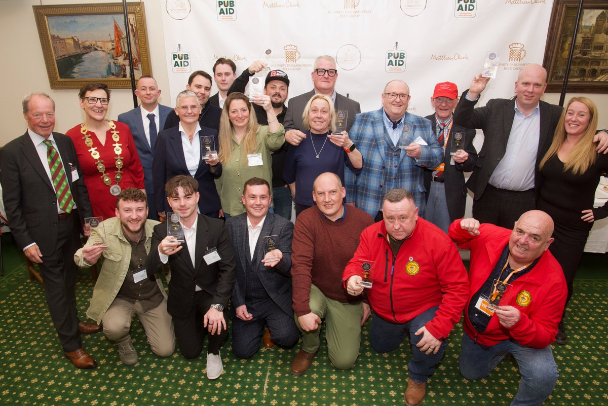 Congrats to all of the winners &amp; finalists of the @PubAid Community Pub Heroes Awards at the House of Commons last night. They do so much amazing work for their communities - it was great to photograph you all!