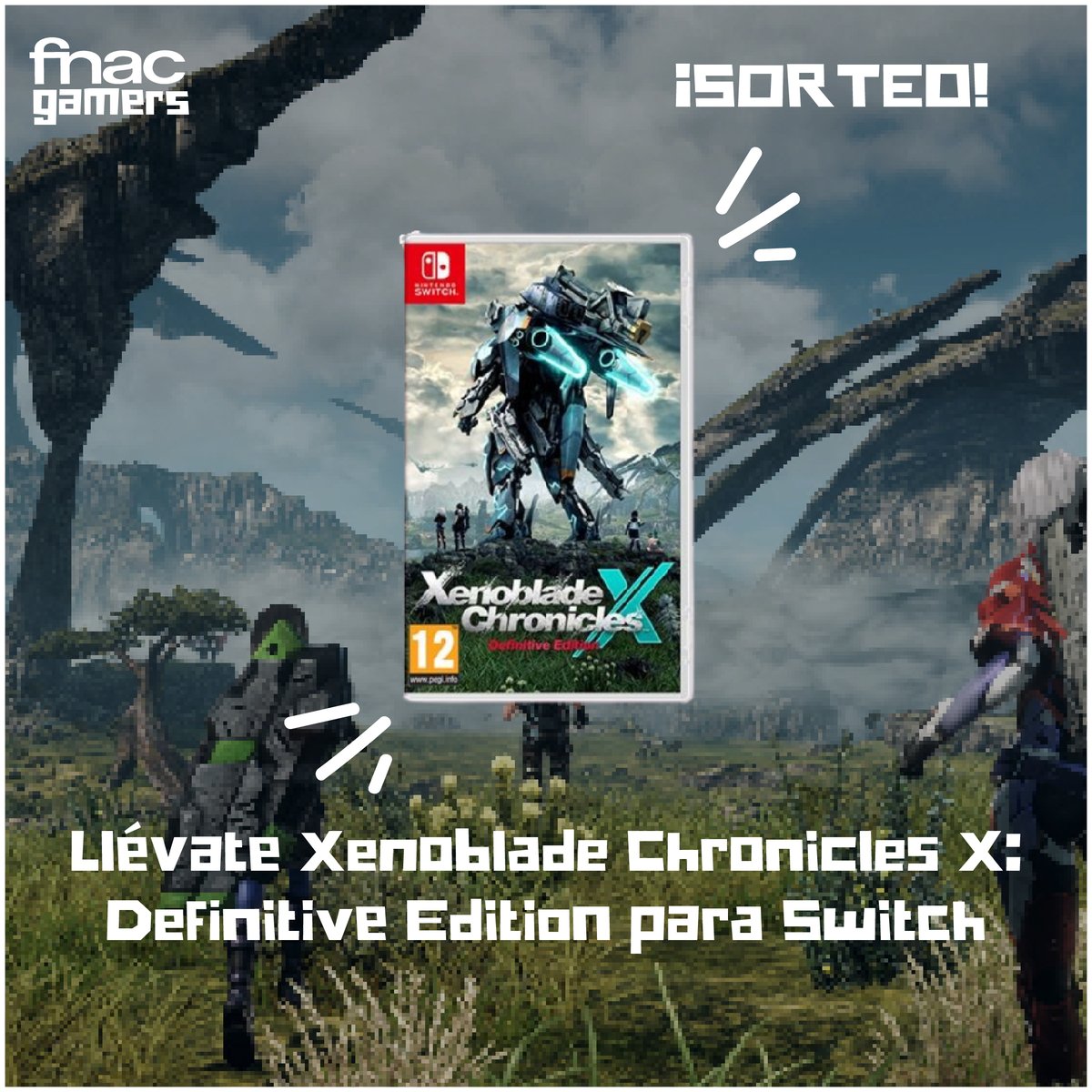Fnac Gamers (@fnac_gamers) on Twitter photo 💥 SORTEO EXPRESS 💥
Llévate Xenoblade Chronicles X: Definitive Edition para Switch
✅ Sigue a <a href="/Fnac_ESP/">Fnac España</a> y <a href="/Fnac_Gamers/">Fnac Gamers</a>
✅Menciona a tu compañero de batalla
✅ RT
Resultado el 6/3
💥 BBLL: your-promos.com/pub/VqBBRqg 💥 SORTEO EXPRESS 💥
Llévate Xenoblade Chronicles X: Definitive Edition para Switch
✅ Sigue a <a href="/Fnac_ESP/">Fnac España</a> y <a href="/Fnac_Gamers/">Fnac Gamers</a>
✅Menciona a tu compañero de batalla
✅ RT
Resultado el 6/3
💥 BBLL: your-promos.com/pub/VqBBRqg