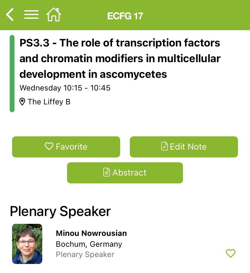 Next great talk in this plenary session by Minou Nowrousian (Bochum, Germany) focused on two key regulators of fungal development: the histone chaperone Asf1 and the transcription factor PRO44. #ECFG17 #ECFG2025