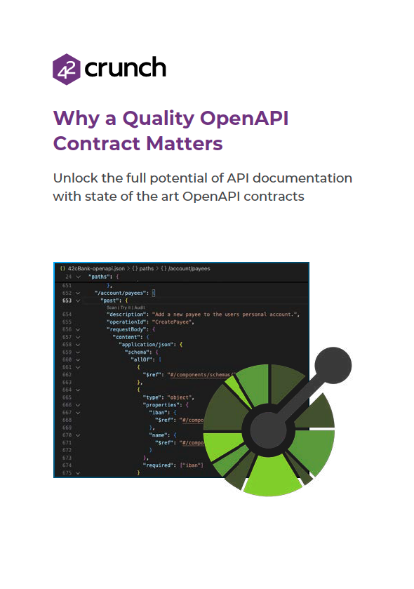 A quality OpenAPI contract is key to ensuring smooth integration, reduced support overheads, enhanced security and better collaboration between teams. Get your free copy of our solution paper 👇
42crunch.com/openapi-contra…