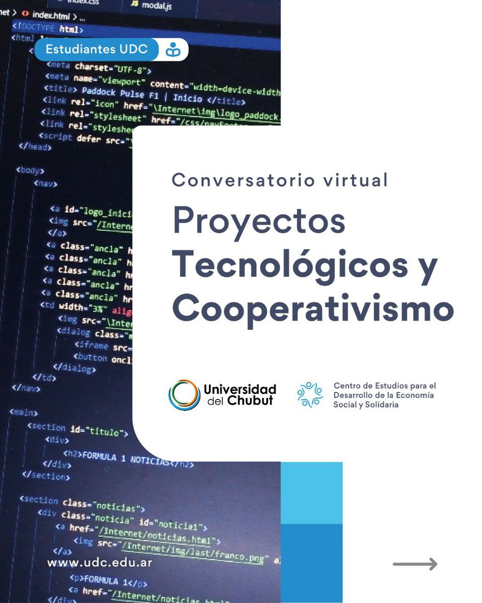 facttic (@facttic) on Twitter photo 👋 ¡Les invitamos al conversatorio virtual Proyectos Tecnológicos y Cooperativismo!
📅 06/03 - 17 h.
✍🏽 Inscribite acá: docs.google.com/forms/d/e/1FAI…
📢 ¡Esta actividad se realiza en el marco del convenio entre FACTTIC y la <a href="/UniDChubut/">Universidad Del Chubut</a>! 👋 ¡Les invitamos al conversatorio virtual Proyectos Tecnológicos y Cooperativismo!
📅 06/03 - 17 h.
✍🏽 Inscribite acá: docs.google.com/forms/d/e/1FAI…
📢 ¡Esta actividad se realiza en el marco del convenio entre FACTTIC y la <a href="/UniDChubut/">Universidad Del Chubut</a>!