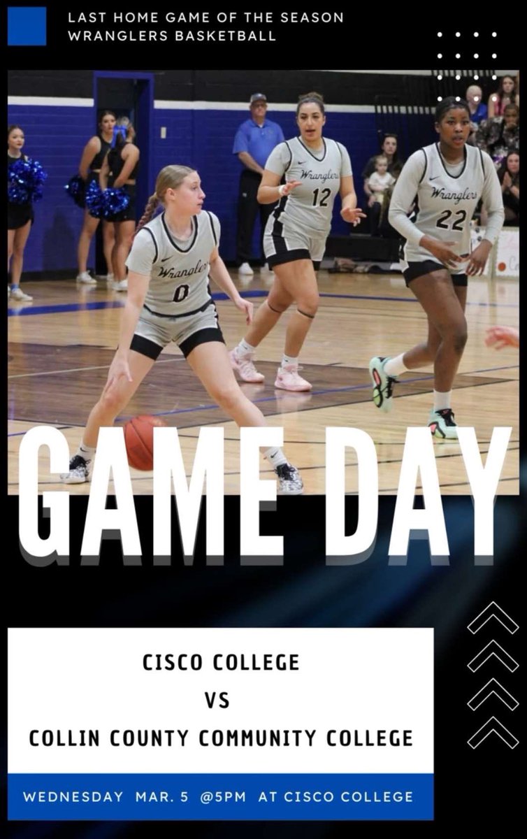 Last home game of the year. 

🆚 RV Collin College 
➡️ Cisco, Texas 
🕔 5:00 PM 
🎥 play.spiideo.com/games/6f747ecb…

#Tough | #Relentless | #EDGE