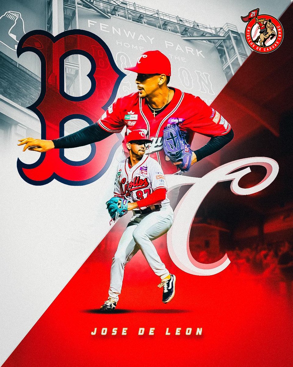 ¡Pa' lante José! 💪 Nuestro José de León pacta un contrato de liga menor con los <a href="/RedSox/">Red Sox</a> 

#SomosCriollos #LosMáximosCampeones