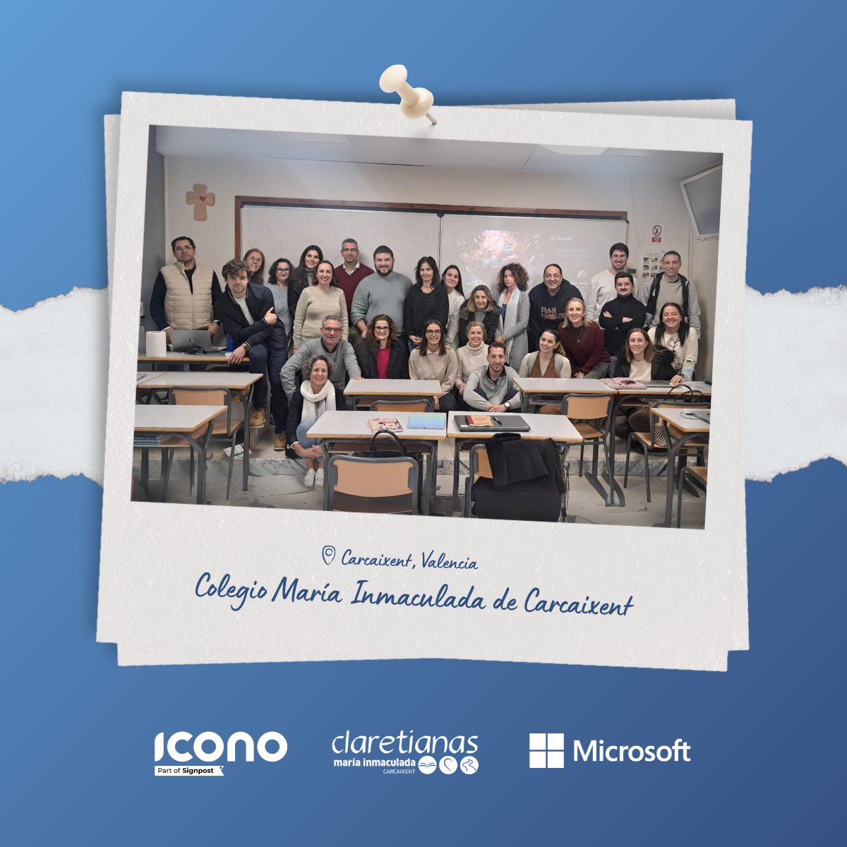 💡 La tecnología está abriendo nuevas oportunidades en las aulas más que nunca con la #IAeducativa. 

En ICONO, trabajamos con docentes en la integración de #IAGenerativa como las herramientas de Microsoft. 

Gracias a estos centros que apuestan por Icono para formarse en IA🚀
