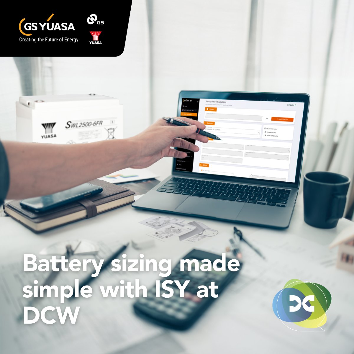 🖥️ Planning a UPS system? Our ISY battery sizing tool makes selecting the right battery setup easy, ensuring optimal performance for your specific needs. See it at #DCW25 stand DC016.

🔗 Try ISY now: isy.gs-yuasa.eu

#GSYuasa #UpgradeToYuasa #PoweringWhatMatters