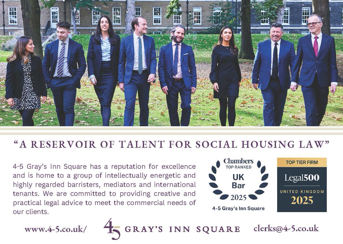 🚨 Exciting News! 4-5 Gray’s Inn Square is joining #SHLAConference2025 as an Exhibitor &amp; Gift Bag Sponsor! 🚨  

A leading chambers in public, housing, property, &amp; commercial law, their expertise will be a key highlight at the event. 

Book Now! shla.org.uk/book-shla-2025…