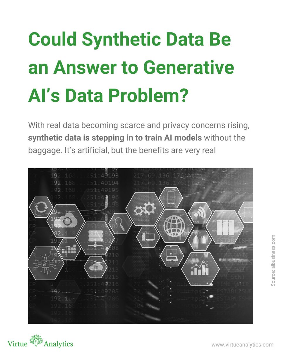 Synthetic Data: The ‘Fake’ Hero AI Didn’t Know It Needed! 🤖

AI craves data, but there's a shortage! Synthetic data steps in—filling gaps, protecting privacy &amp; boosting model training. But remember - balance is key!

#AI #SyntheticData #MachineLearning #DataScience