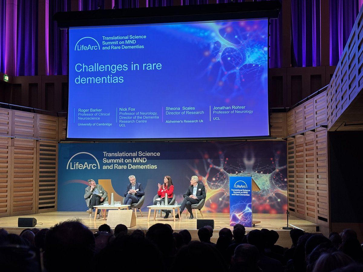 At <a href="/lifearc1/">LifeArc</a>’s Translational Science Summit on Motor Neuron Disease &amp; Rare Dementias today—looking forward to insightful discussions! If you're interested in the Longitude Prize on ALS, let’s connect. #rareneuro