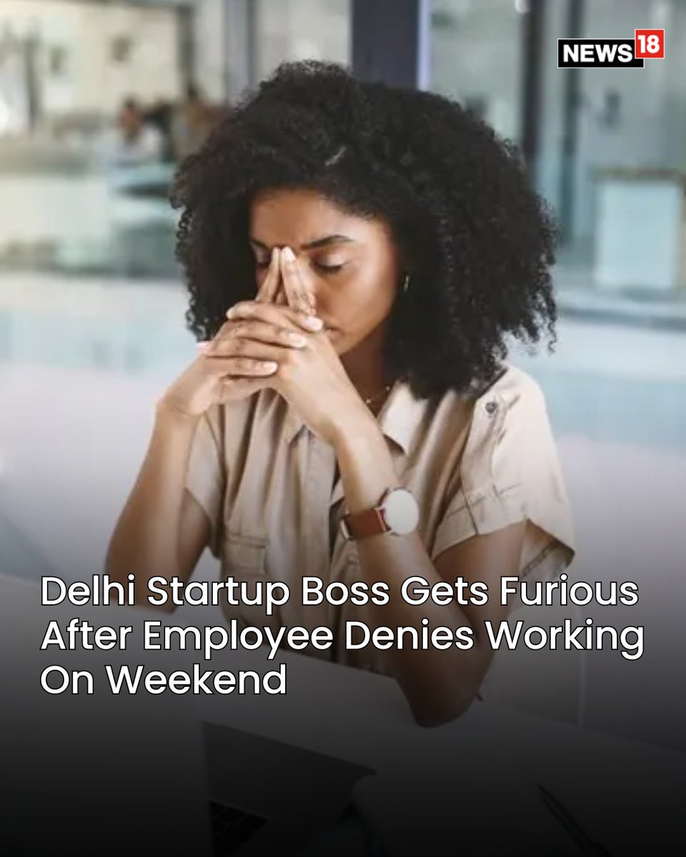 CNNnews18's tweet photo. A Delhi-based video editor took to social media to expose the toxic environment of a startup he had joined in December last year.
#Delhi #Startup #ToxicWork #OfficeCulture #ToxicOffice #Viral
https://t.co/YjstlM87A2 https://t.co/bdfbr2F9T7