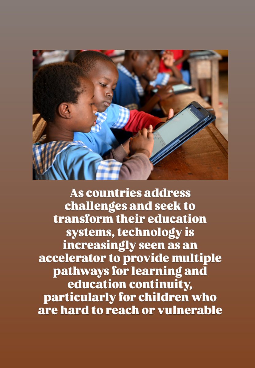 educationhubng's tweet image. 📘 #Technology is increasingly seen as an accelerator to provide multiple pathways for learning &amp;amp; education continuity, particularly for hard-to-reach children.
📘 Technology can help transform #education systems by improving access, learning &amp;amp; management.
#EducationHubNG
#EdTech