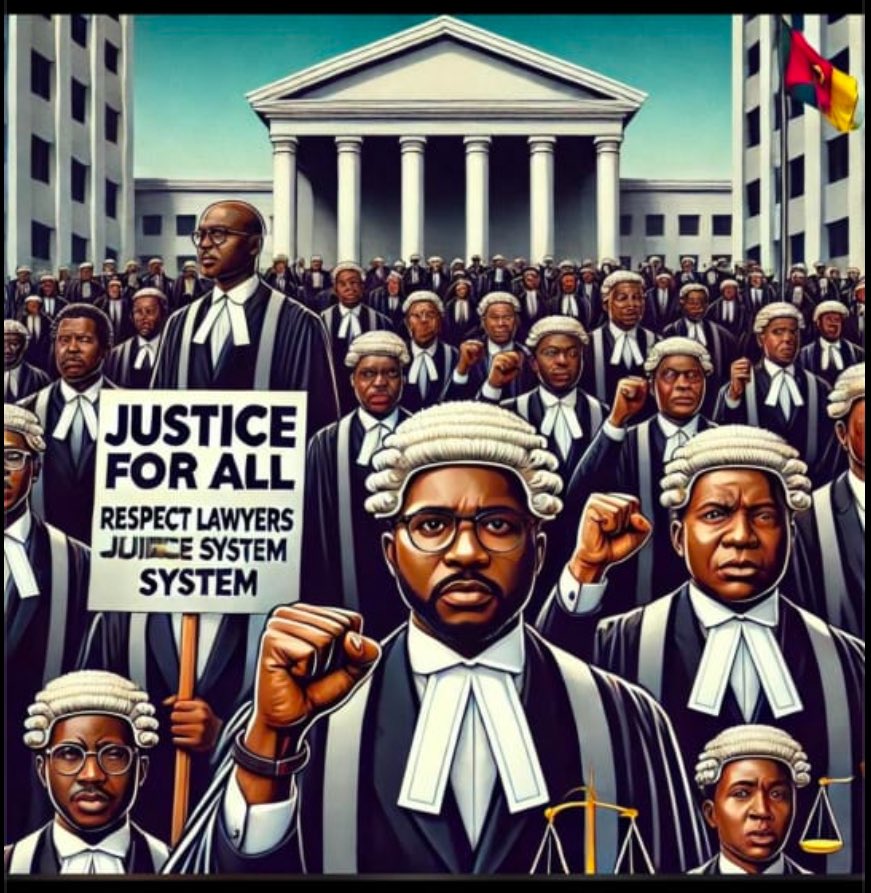 No Lawyer, no justice !
No Lawyer, no peace !
No Lawyer, no development !
No Lawyer, no equality !
No Lawyer, no protection of Rights !
No Lawyer, no Heaven !
JESUS was a Lawyer !
GOD LOVES Lawyers !
LAWYERS are human beings like you !
Respect and protect Lawyers !