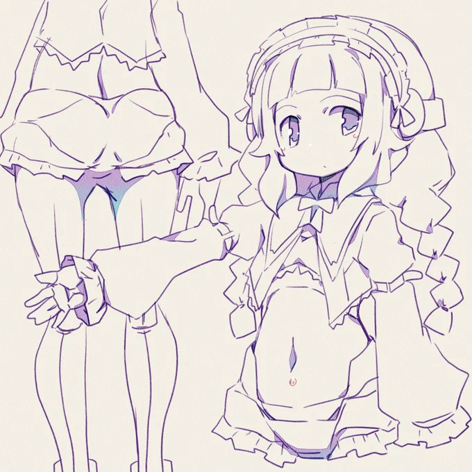 巫女探したけどここ3年くらいほとんど描いてない事が発覚したので一昨年くらいに考えてたオ◯ホみたいなロボ子置いときますね… 