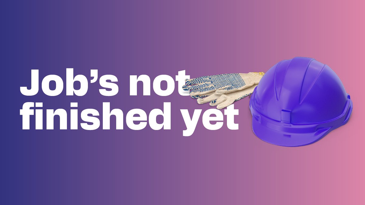 It's the middle of the week, and our view is simple: 

Job's not finished 🙅‍♂️

What about you, Rollers? What's your Wednesday motto?