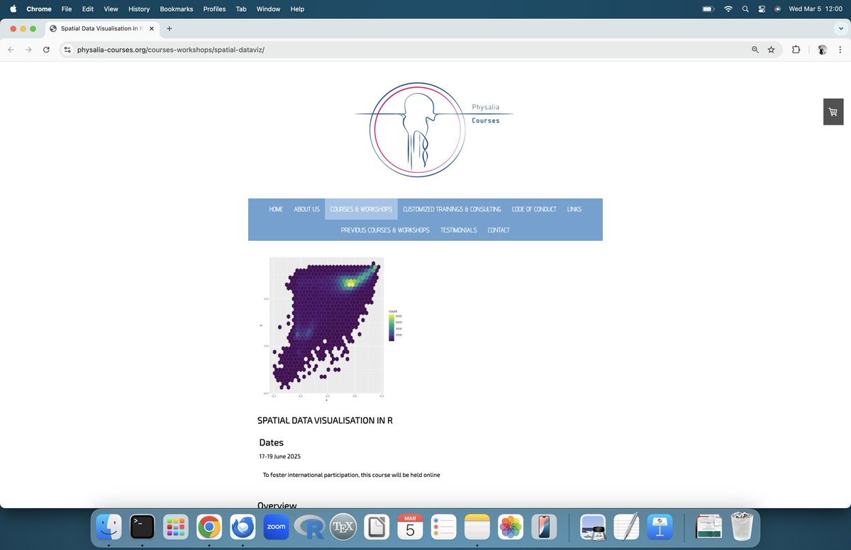 Duccio Rocchini (@ducciorocchini) on Twitter photo New course coming out in June at <a href="/Physacourses/">Physalia-courses@ONLINE</a> - Berlin
Follow it online! Get info here:
physalia-courses.org/courses-worksh…
We will play together on my *preferred theme*: spatial data visualisation!
@ R Statistical Software New course coming out in June at <a href="/Physacourses/">Physalia-courses@ONLINE</a> - Berlin
Follow it online! Get info here:
physalia-courses.org/courses-worksh…
We will play together on my *preferred theme*: spatial data visualisation!
@ R Statistical Software