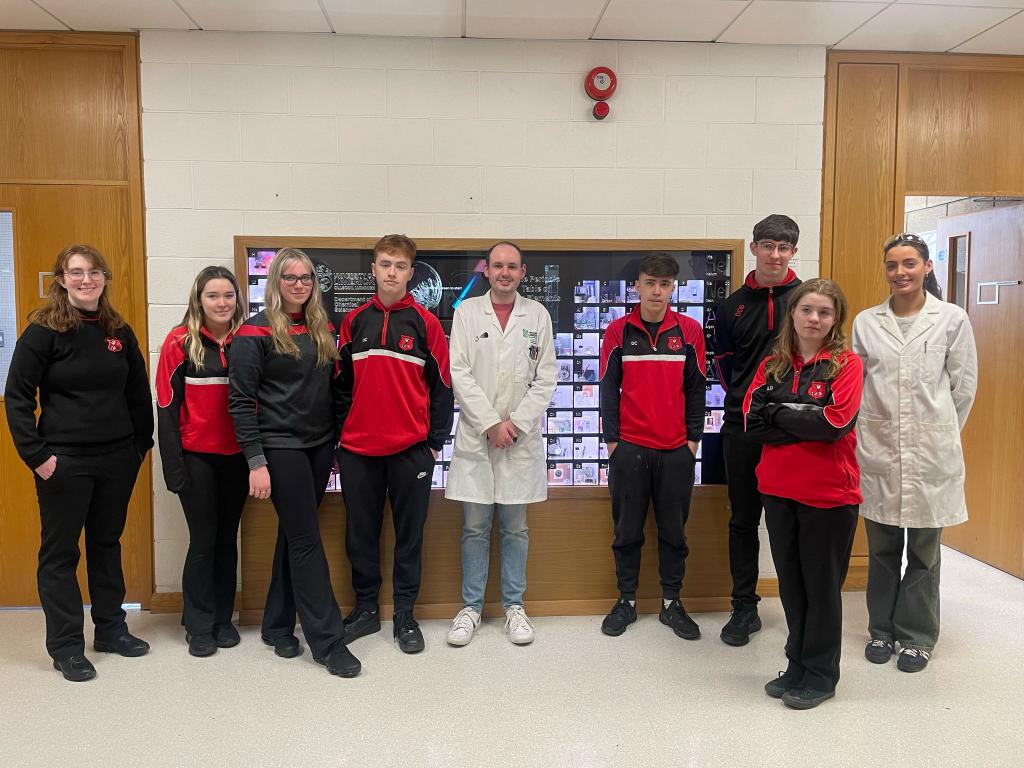 NewportCollege's tweet image. Chemistry students got to attend a lecture in UL and got to see the Interactive Periodic Table and labs there. Then headed to @EdwardsLifeSciences where senior engineer Gearoid spoke to us about delivery systems and Lisa gave us a tour of the site @sci_engul @tipperaryetb