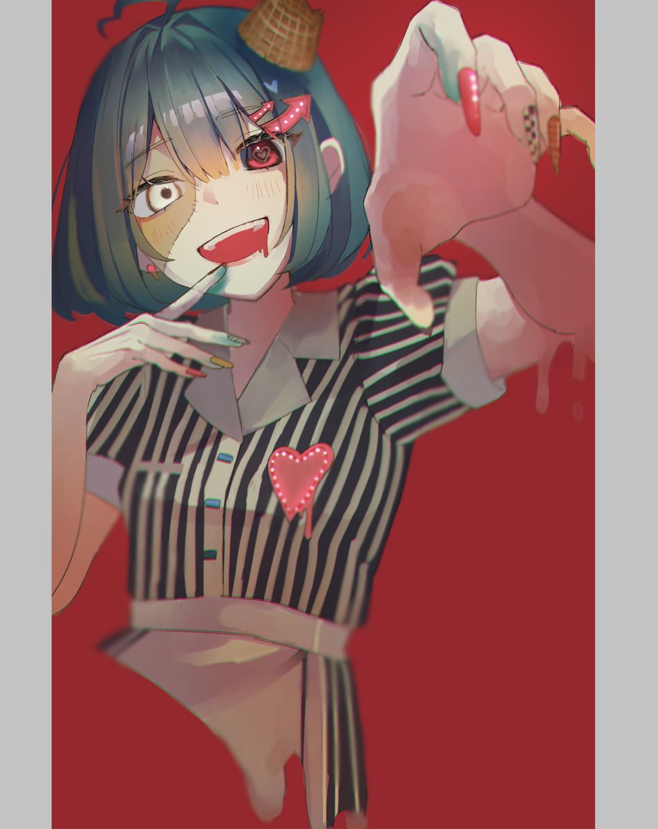 アイスクリームゾンビ🍨🧟‍♀️さん
 #イラスト    #お絵描き