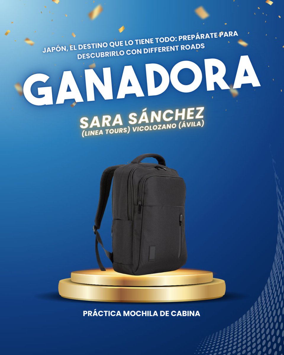 ✅ Resumen Webinar: Japón, el destino que lo tiene todo: prepárate para descubrirlo con Different Roads

🎥 bookingfax.com/webinars/cont.…

🎊 Los ganadores han sido:
Manuel Santos (Take Off) Madrid
Nuria Romero (Alcarria Tours) Guadalajara
Sara Sánchez (Linea Tours) Vicolozano (Ávila)