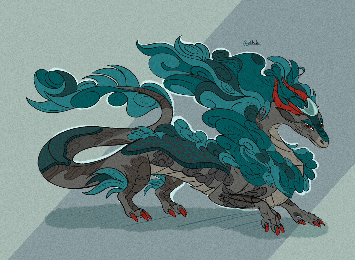 unibats's tweet photo. Queen-Lee Lin (dragon form)
A design comm. for Dymirth.
He wanted to design a dragon form for his Kirin oc Queen-Lee Lin. (Lily)
#dragons #sketch #ofart #qilin #art https://t.co/K8hp8d7LB2