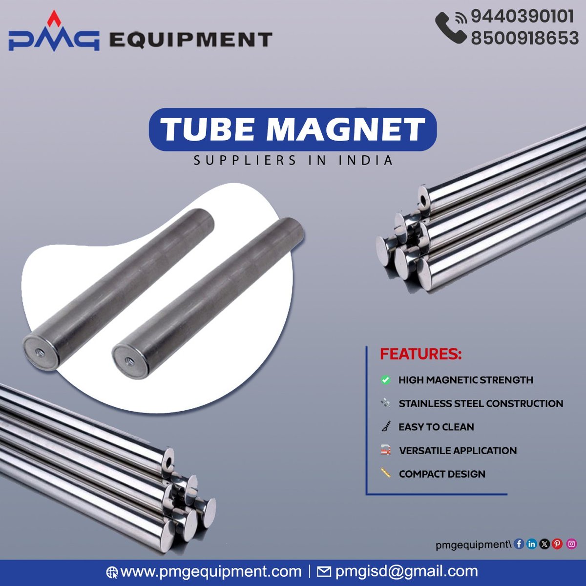 EquipmentPmg's tweet photo. 𝐔𝐧𝐥𝐨𝐜𝐤 𝐭𝐡𝐞 𝐩𝐨𝐰𝐞𝐫 𝐨𝐟 𝐢𝐧𝐧𝐨𝐯𝐚𝐭𝐢𝐨𝐧 𝐰𝐢𝐭𝐡 𝐭𝐡𝐞 𝐜𝐮𝐭𝐭𝐢𝐧𝐠-𝐞𝐝𝐠𝐞 𝐭𝐞𝐜𝐡𝐧𝐨𝐥𝐨𝐠𝐲 𝐨𝐟 𝐭𝐡𝐞 𝐭𝐮𝐛𝐞 𝐦𝐚𝐠𝐧𝐞𝐭
https://t.co/2TY1iA33t4
+91-9440390101, 8500918653
#MagneticTechnology #Automation #FutureReady #TubeMagnet #Innovation https://t.co/X3BzZxGWLg