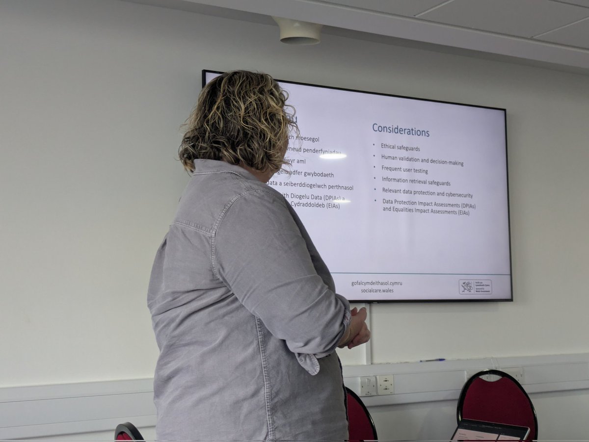 Rebecca Roylance (@libraryunedited) on Twitter photo Digital Potential Tool -
<a href="/SocialCareWales/">Social Care Wales</a> <a href="/GofCymdeithasol/">Gofal Cymdeithasol Cymru</a>
AI doesn't need to be terrifying.
How do we use AI in a social care setting in a way that's safe?
What are the things we need to consider?
#DigiCymru2025 Digital Potential Tool -
<a href="/SocialCareWales/">Social Care Wales</a> <a href="/GofCymdeithasol/">Gofal Cymdeithasol Cymru</a>
AI doesn't need to be terrifying.
How do we use AI in a social care setting in a way that's safe?
What are the things we need to consider?
#DigiCymru2025