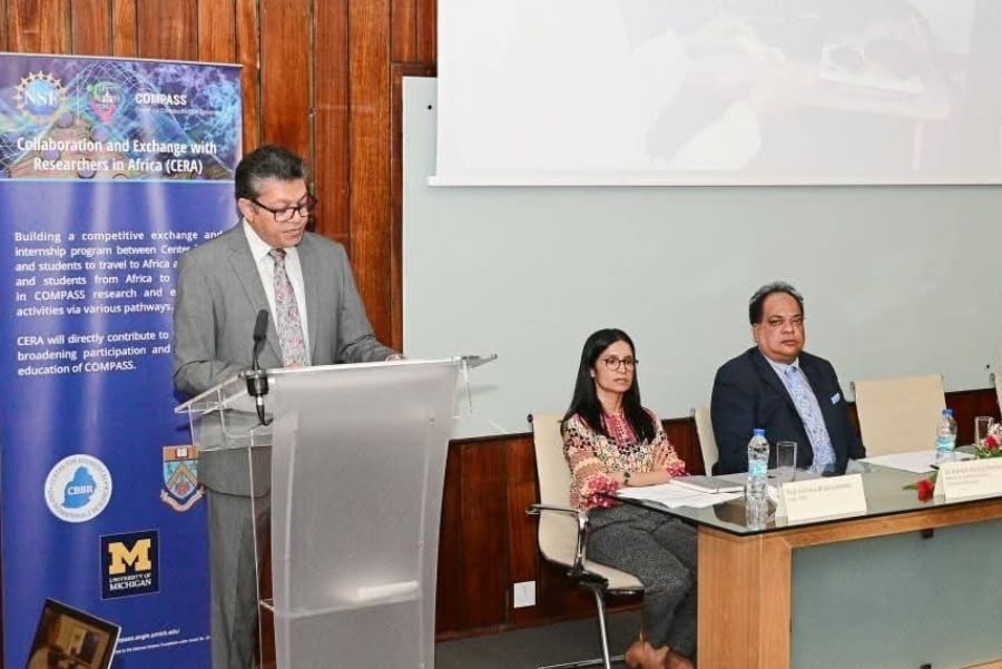 UniOfMauritius's tweet photo. The Centre for Biomedical and Biomaterials Research (CBBR) at the UoM hosted the CBBR Impact Event Series 2025 on “Upskilling for Innovation and Entrepreneurial mindsets” on Monday 03 March 2025 and was graced by Dr. The Hon Kaviraj Sukon. https://t.co/JSa8ICv1xJ