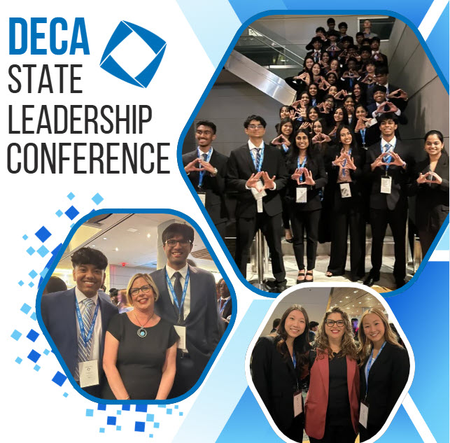 Congratulations to those who competed at the DECA State Leadership Conference.  Many are moving on to the International Conference in Orlando, FL!  #DECA #CTE #Marketing #Eship