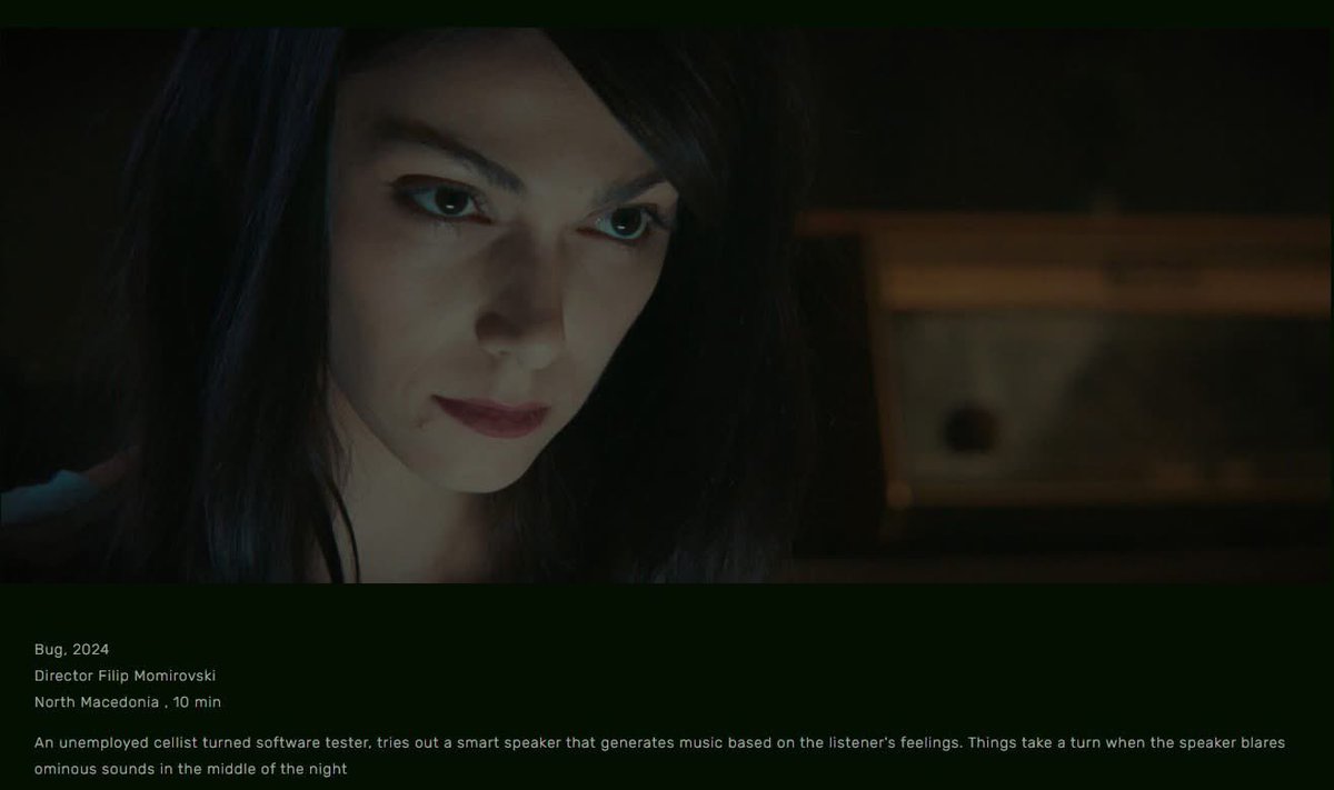 📽️🪲 Do smart speakers dream of electric sheep? My short film BUG is in the official selection of The Philip K. Dick Film Festival in New York. #bug #shortfilm #philipkdick #PKD #PhilipkDickFilmFestival