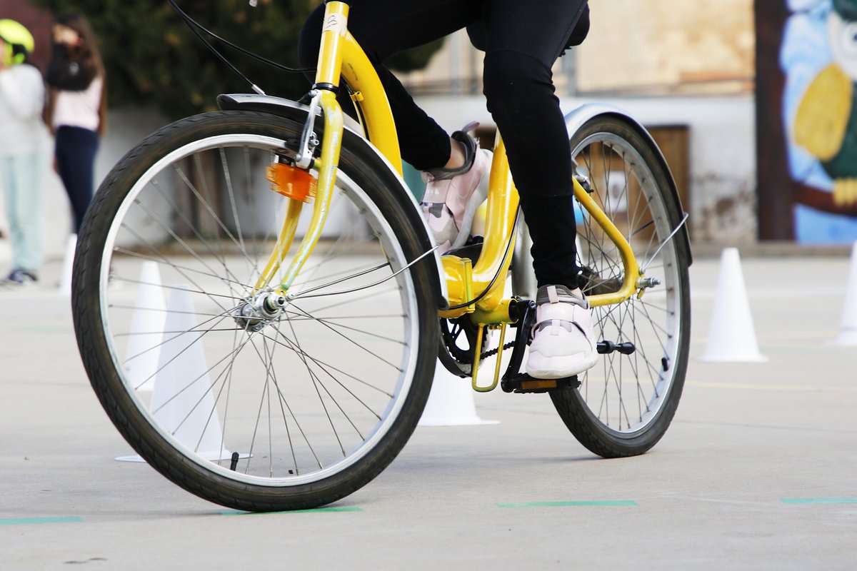 La setmana pasada vam estar amb els alumnes de les escoles de Roquetes realitzan el taller Mou-te en bici