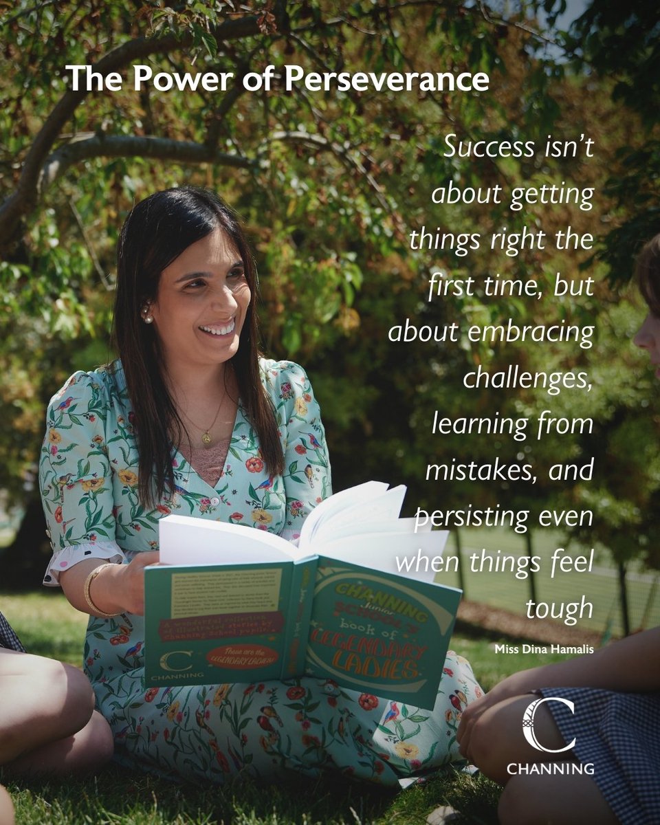 ChanningSchool's tweet image. Perseverance is the key to success!
In our latest Staff Blog series, Miss Dina Hamalis explores how we go beyond academic excellence at Channing Junior School, fostering resilience and determination that will empower our pupils for life.
channing.co.uk/2025/03/05/the…