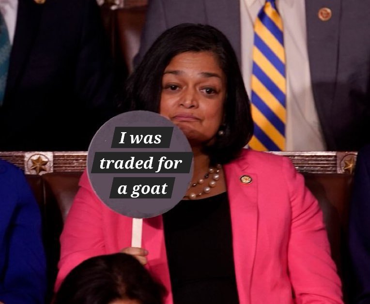 ZKDK18's tweet photo. @catturd2 A goat seems a hefty price. https://t.co/6bY47l2NXo