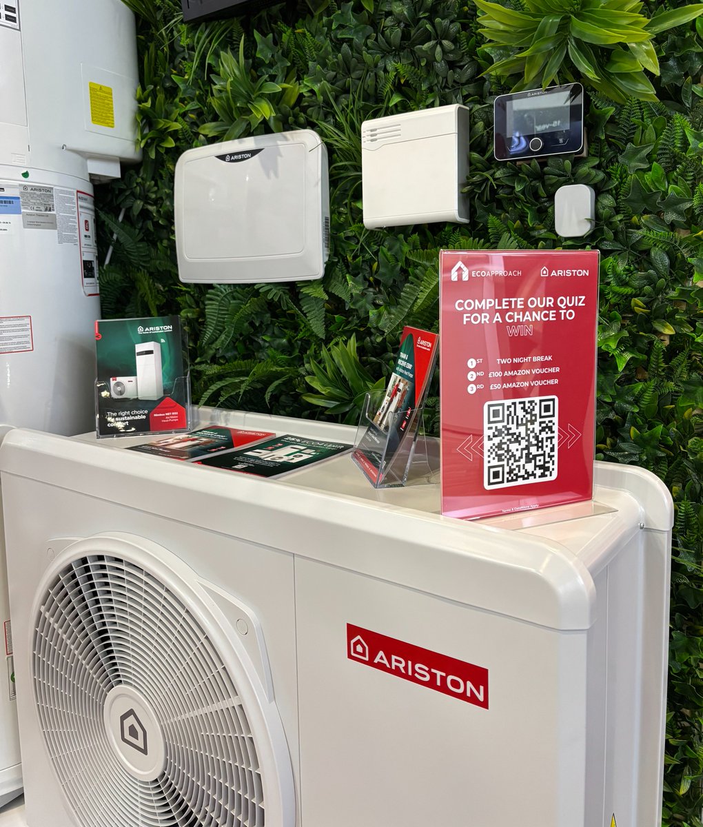 Our experts are ready to welcome you to stand N38 for Day 2 of Future Build 2025. Join us to learn more about Ariston Heat Pumps and ECO4 registration and funding 🚀
