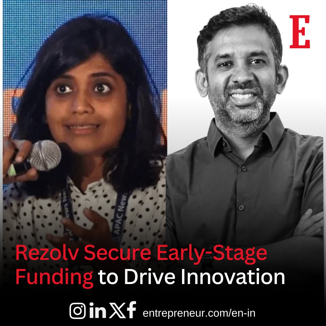 EntrepreneurIND's tweet image. Rezolv Secure Early-Stage Funding to Drive Innovation

Read full story: entrepreneur.com/en-in/news-and…

#Rezolv #DebtResolution #AIinFinance #FintechStartup #SeedFunding #AIForFinance #DebtCollection #LenderRecovery #FinancialTech #3one4Capital #AnalyticsInFinance #GenAI #StartupFunding