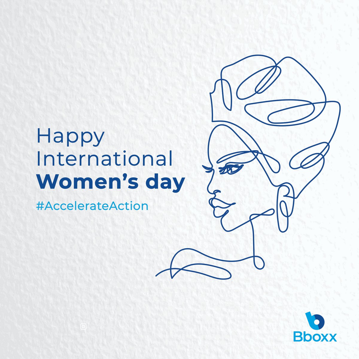 We stand together to Accelerate Action for gender equality!. #AccelerateAction #IWD2025 #BboxxKE