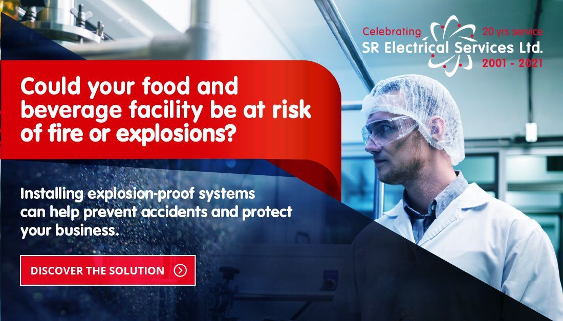 Have you considered the fire &amp; explosion hazards present in food &amp; beverage facilities? From dusts to vapours, there are substances present that can cause accidents if they meet with an ignition source. The solution? Explosion-proof systems. Learn more: buff.ly/DqVlamk